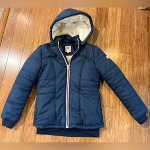 Esprit Girls Winter Jacket Puffer Coat Navy size Medium